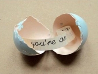 pinterest Message in an Egg